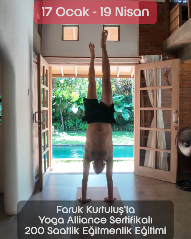 Faruk Kurtuluş ile 200 Saat Yoga Alliance Sertifikalı Eğitmenlik Eğitimi – handstand